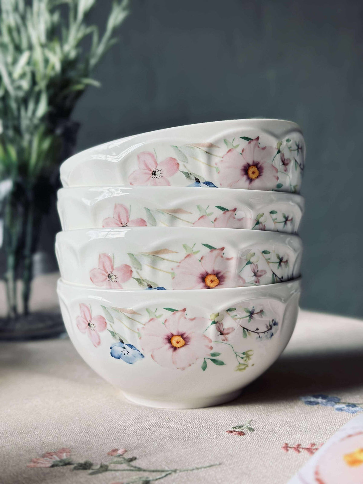 Schaal Flora Lila