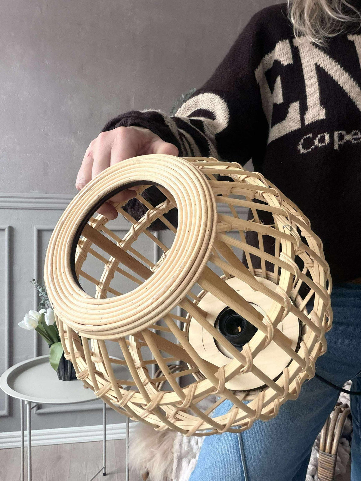 Lamp Bamboe - Ø 28 cm