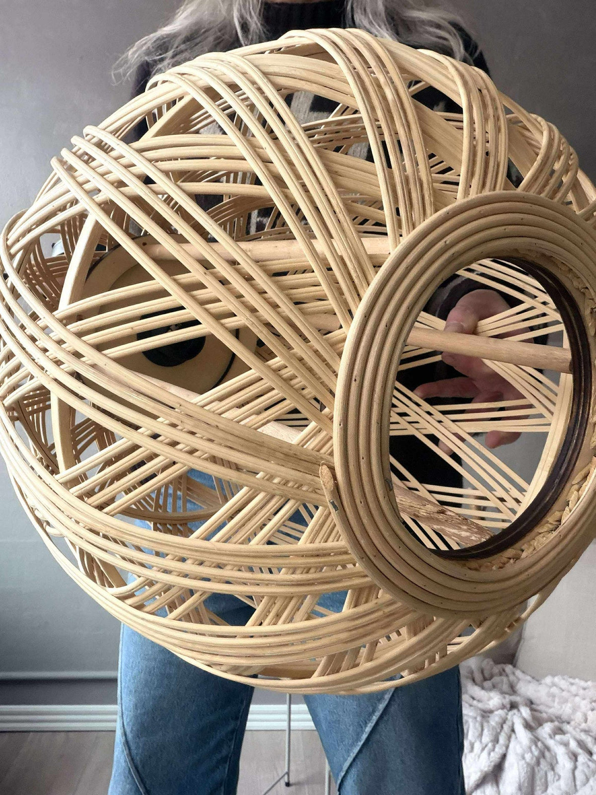 Lamp Rattan - Dia 35 cm