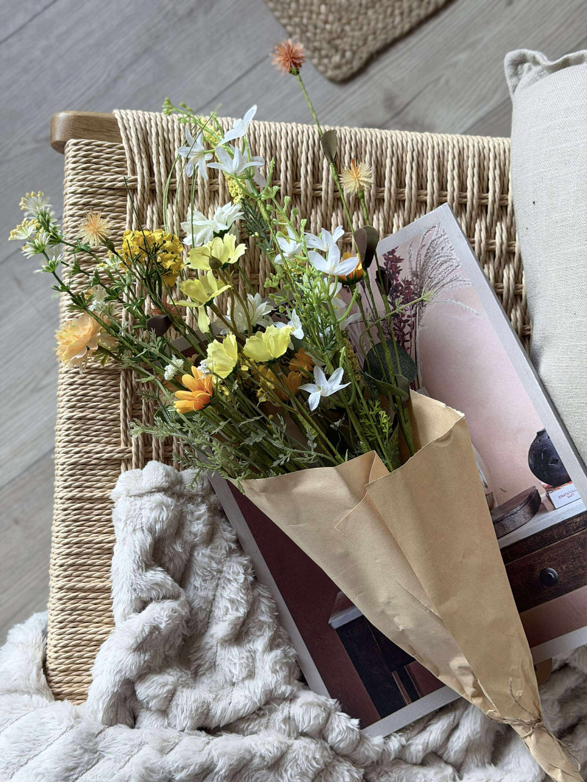 Boeket Wit / Geel - WILD FLORA