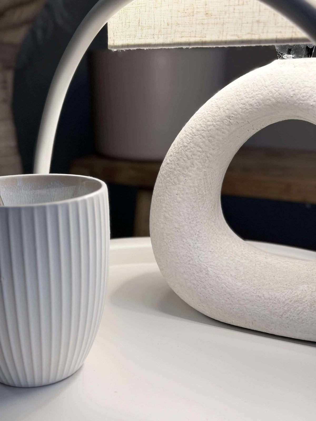 Tafellamp STONEWARE - Licht Naturel