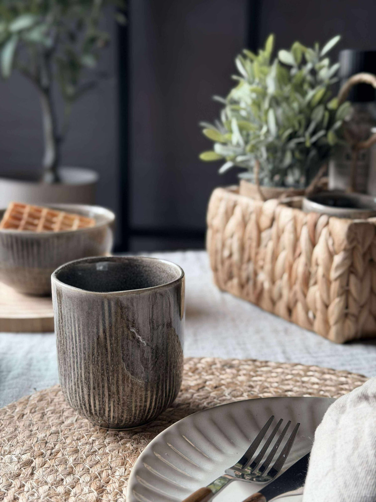 Mok Lydia keramiek - Set van 4 stuks