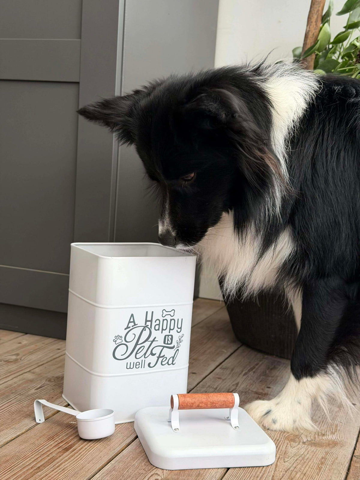 Opbergoplossing voor dierenvoeding