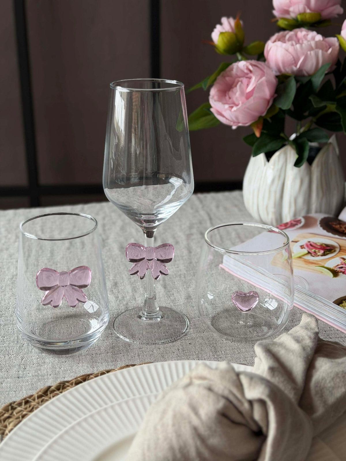 Drinkglas met strikje