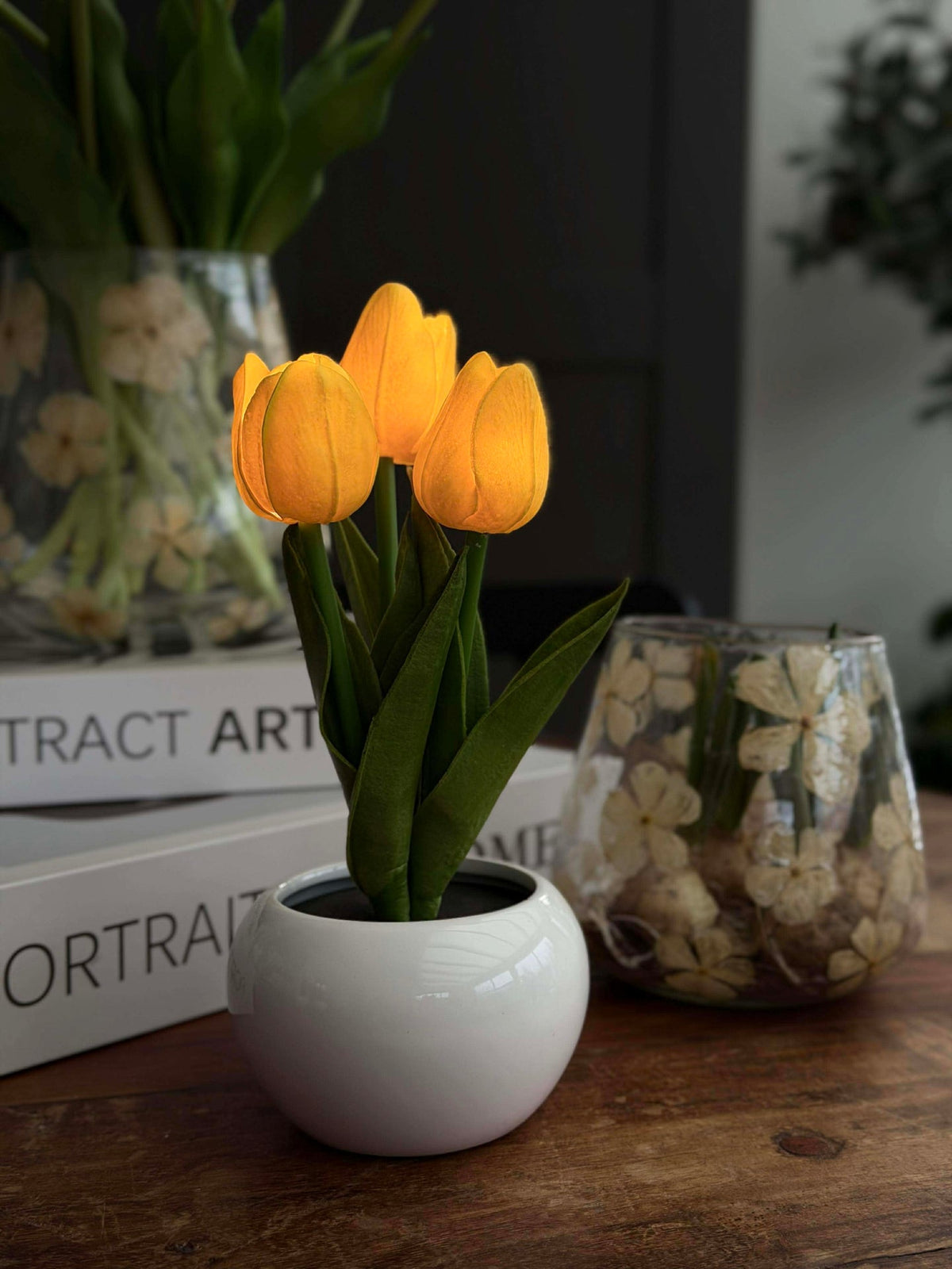 Tulpen met licht - Geel