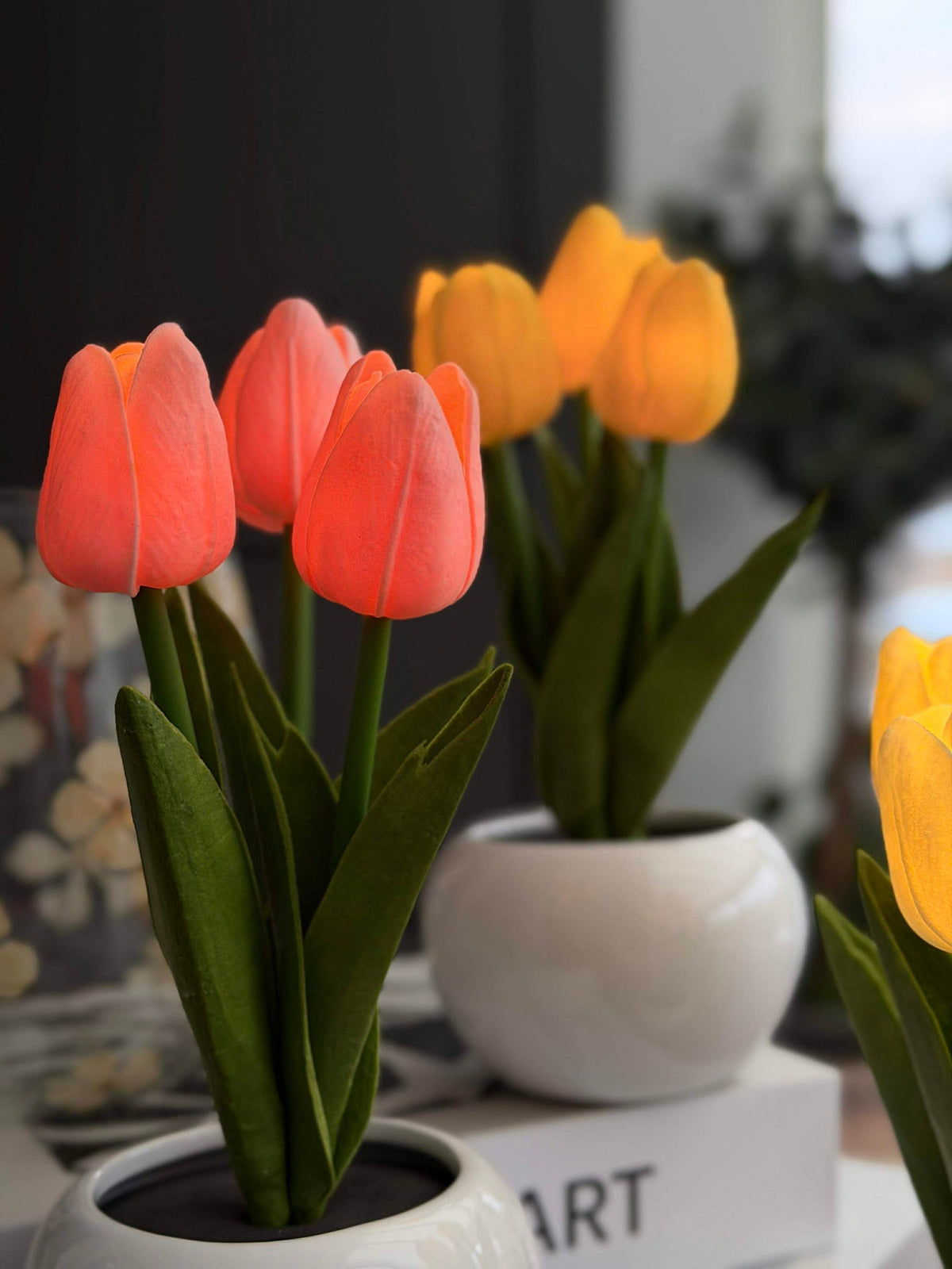Tulpen met licht - Roze