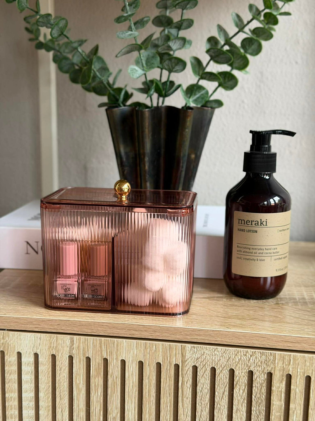Make-up organizer - Roze
