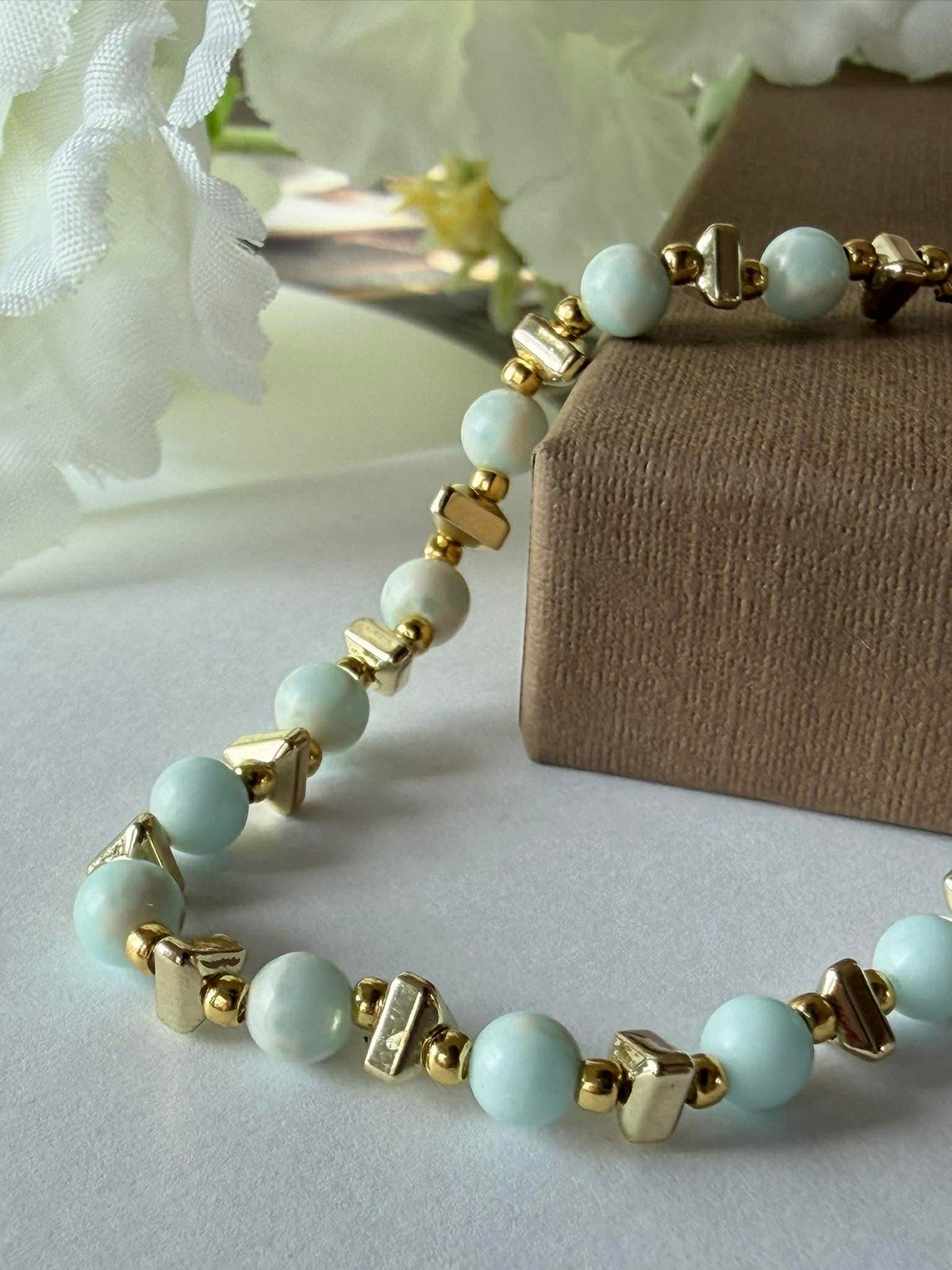 Armband TILDE - Natuursteen - Jade Groen