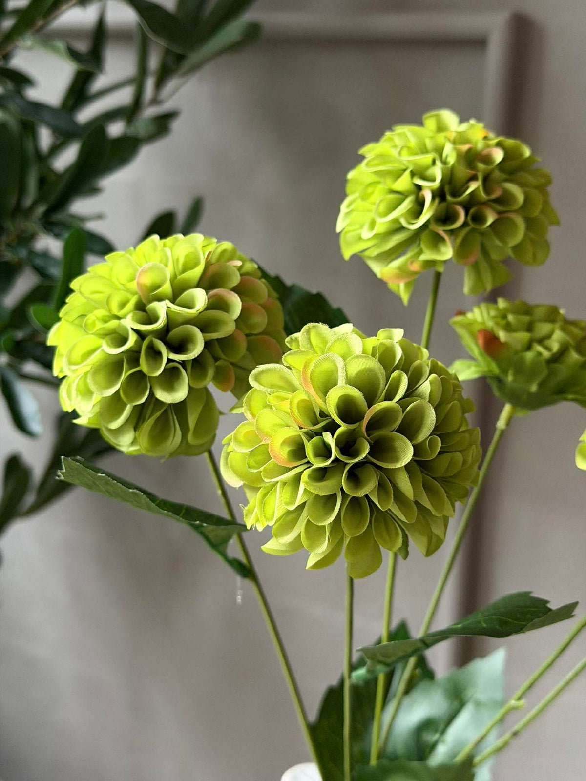 Bloemenstengel met meerdere bloemen - Lime