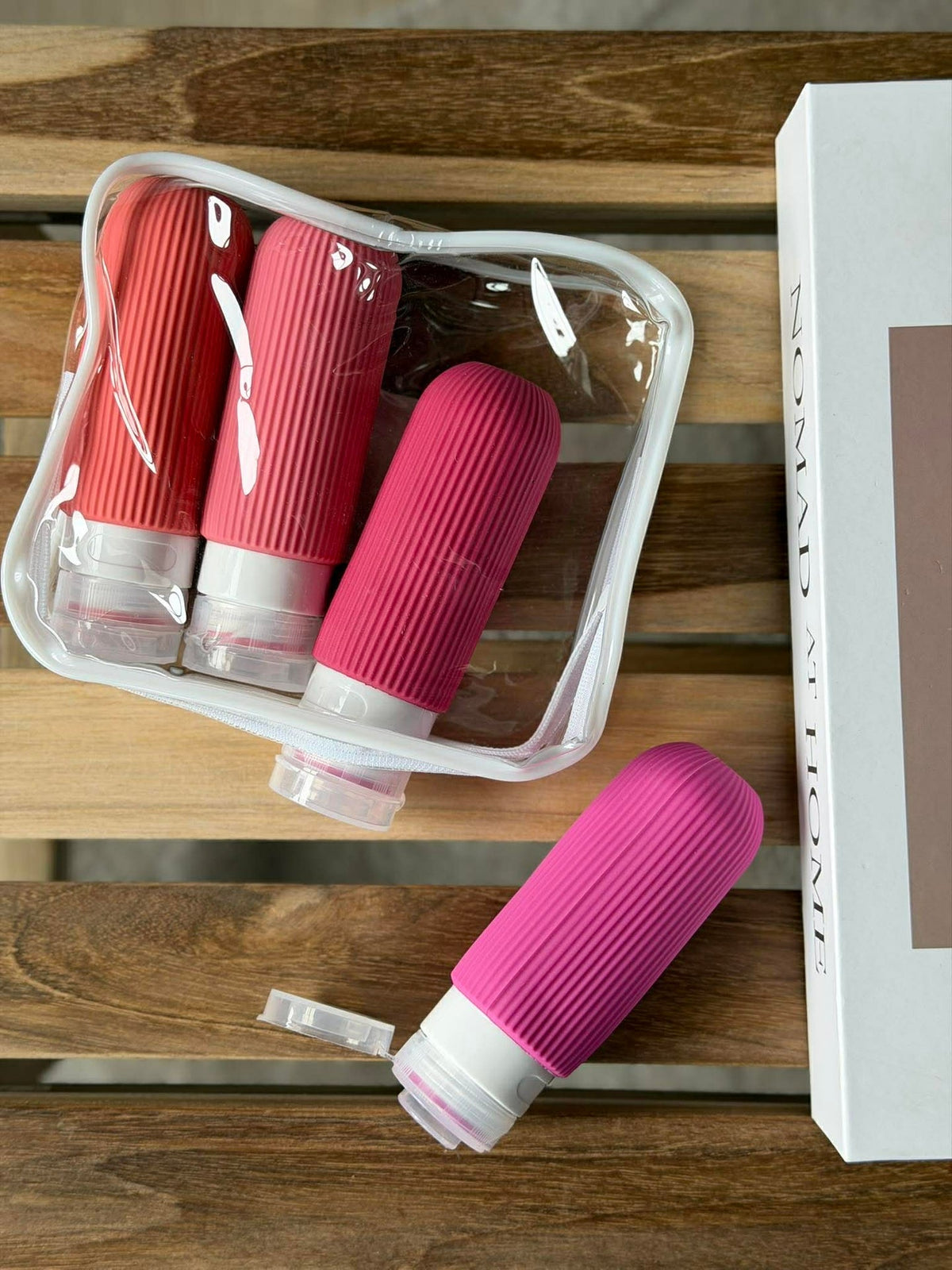 Reisset met 4 stuks - Meerdere kleuren