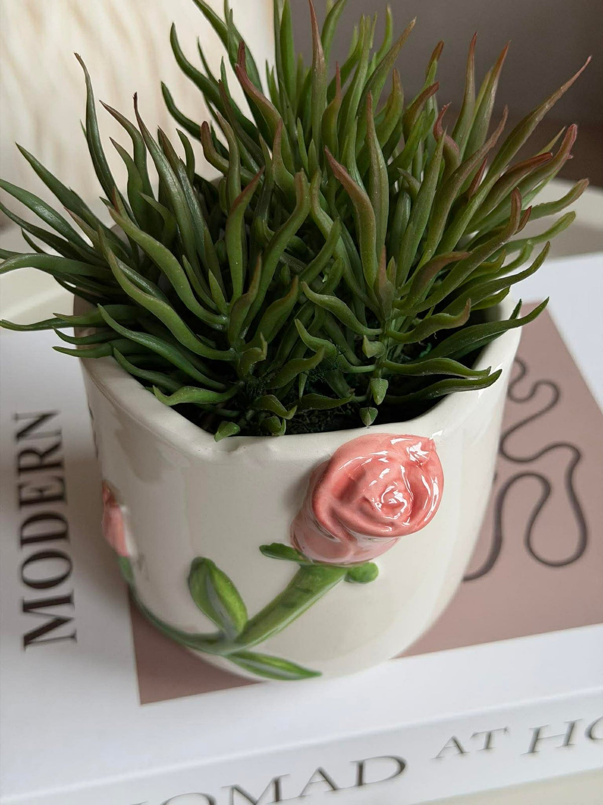 Plantenhoes met Roos - Meerdere kleuren