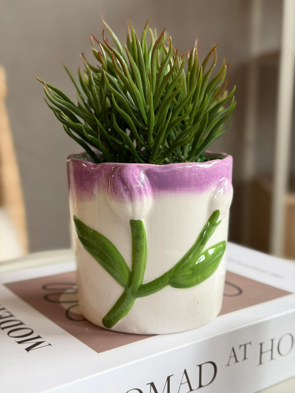 Potcover met Tulp - Meerdere kleuren