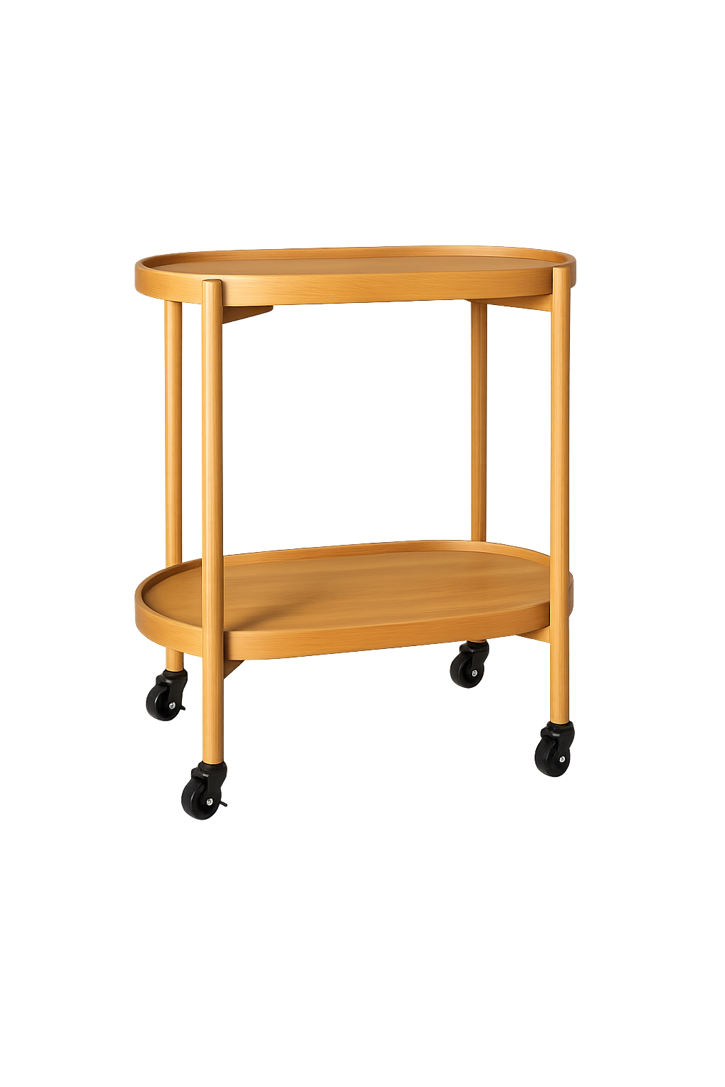 Roltafel in eiken