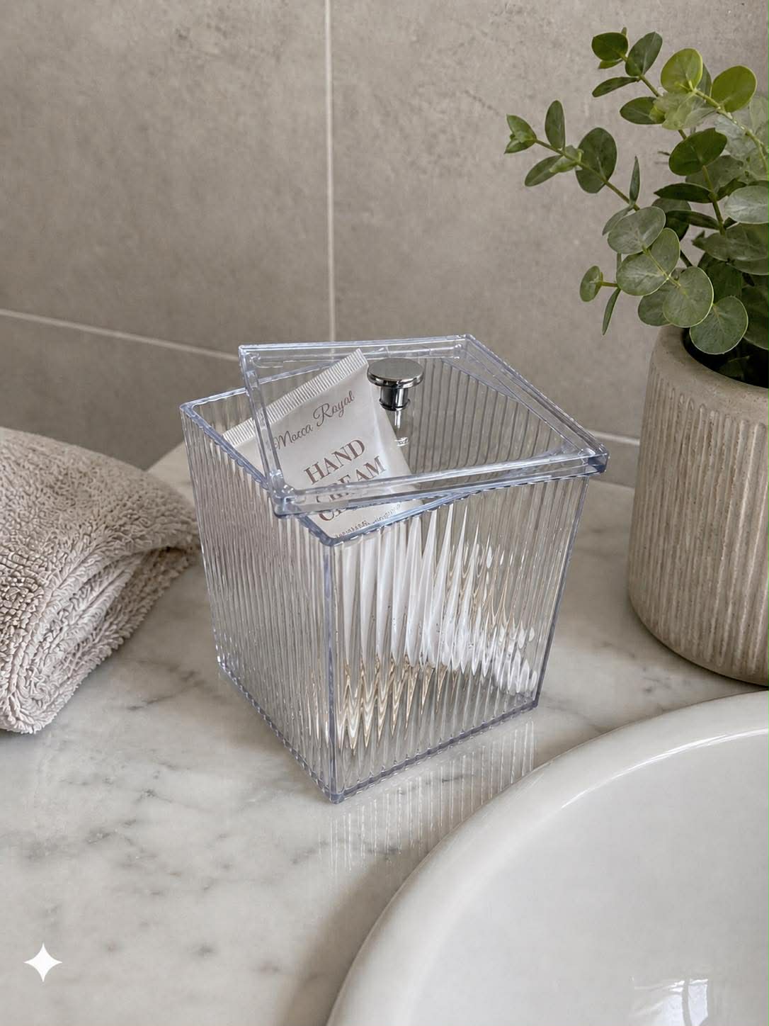 Make-up organizer met deksel