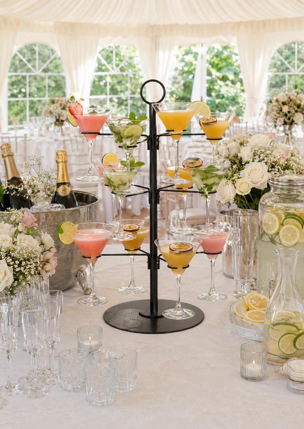 Etagère voor drankjes en dessert