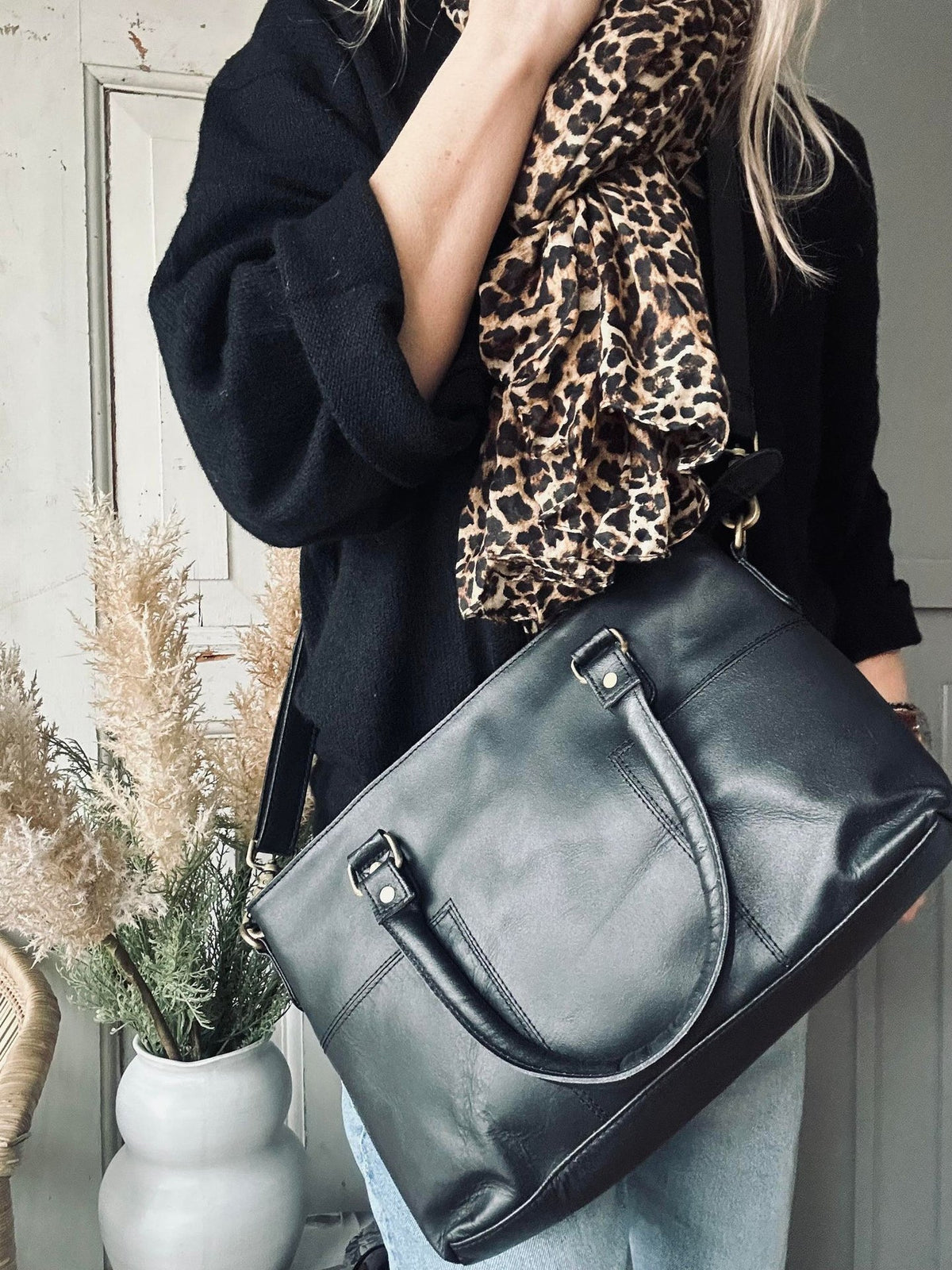 Shopper / werktas Tessa - Black