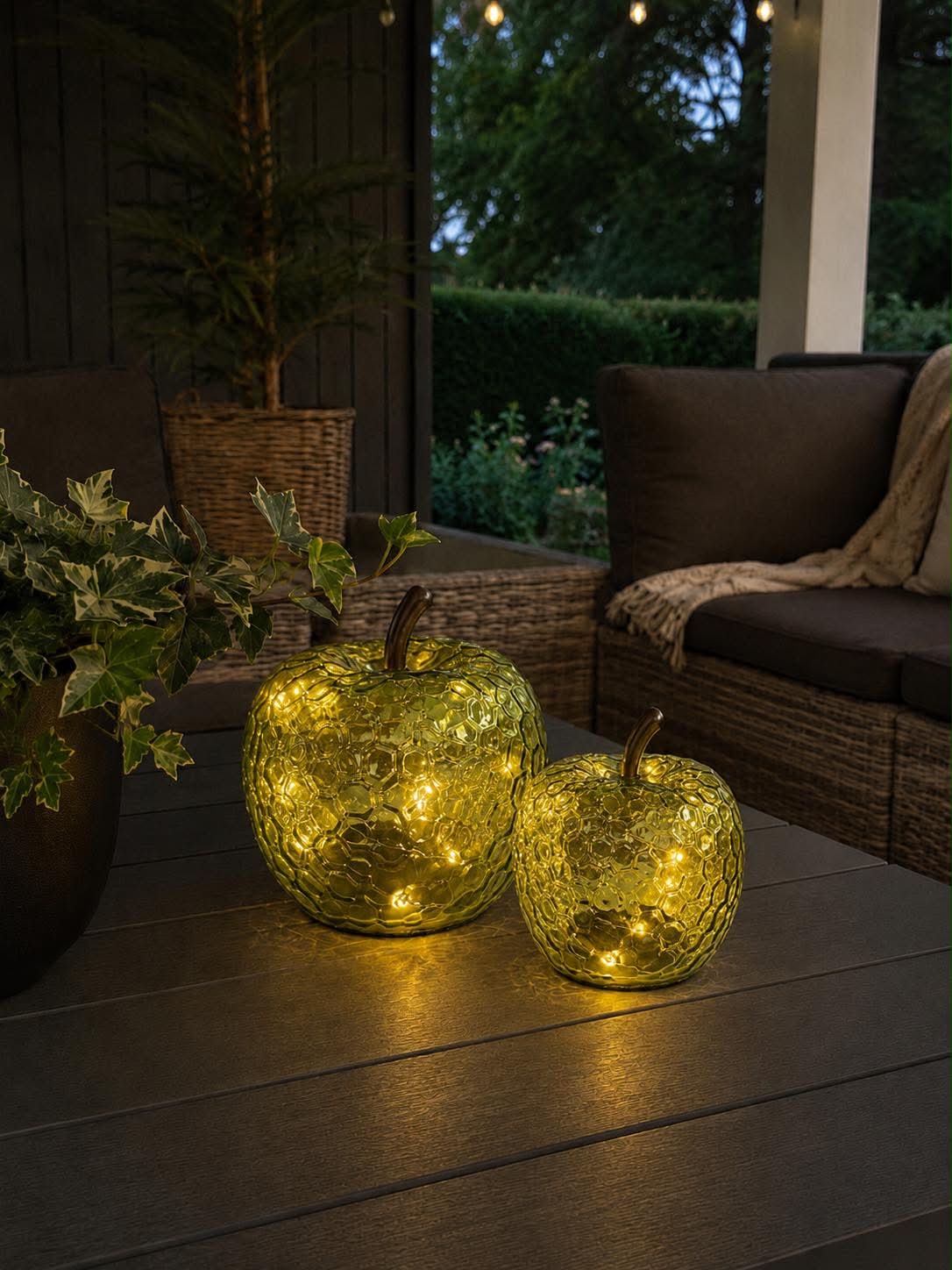 Appels met zonnecellen