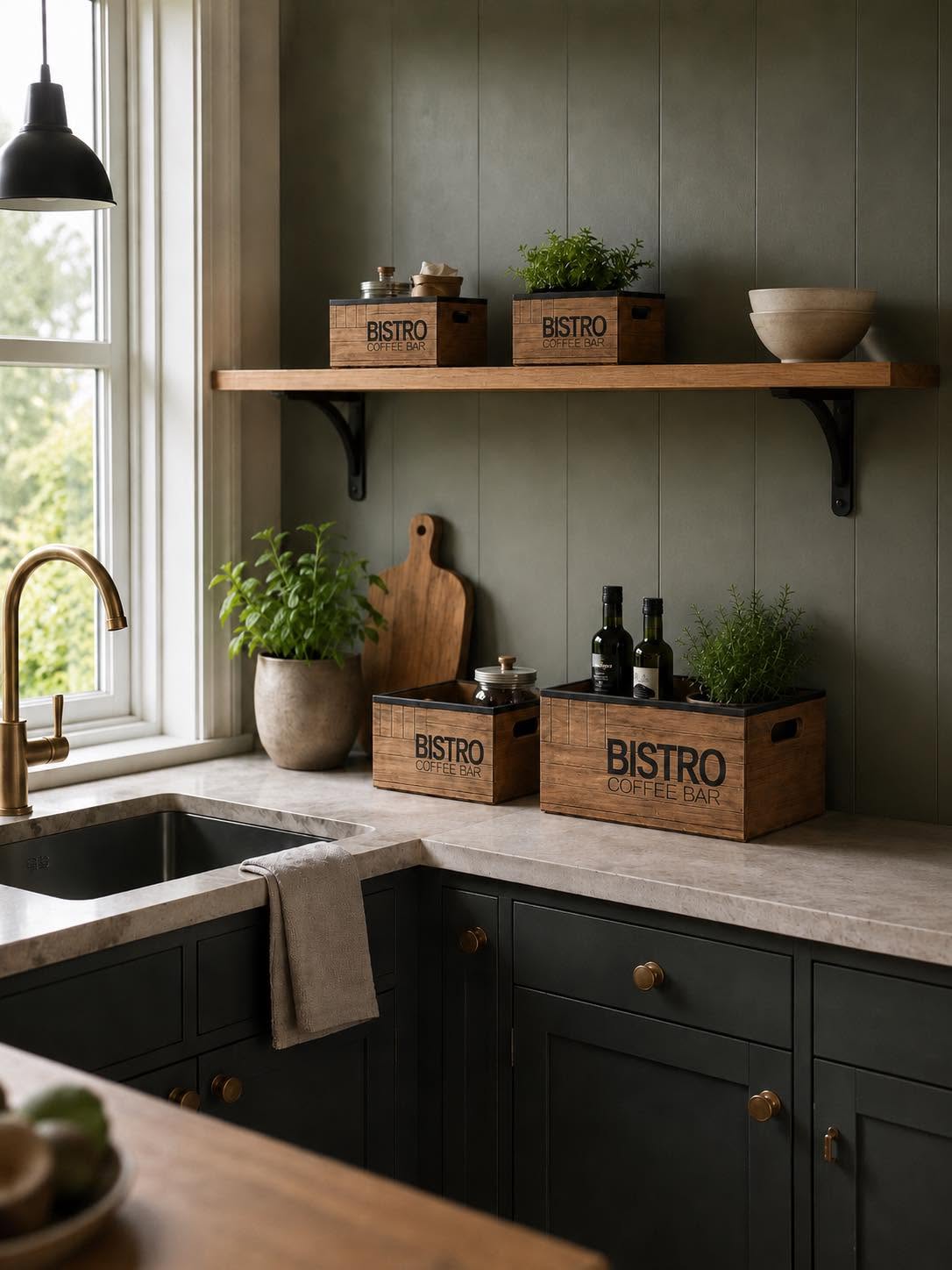 Boxen BISTRO - Set van 4 stuks