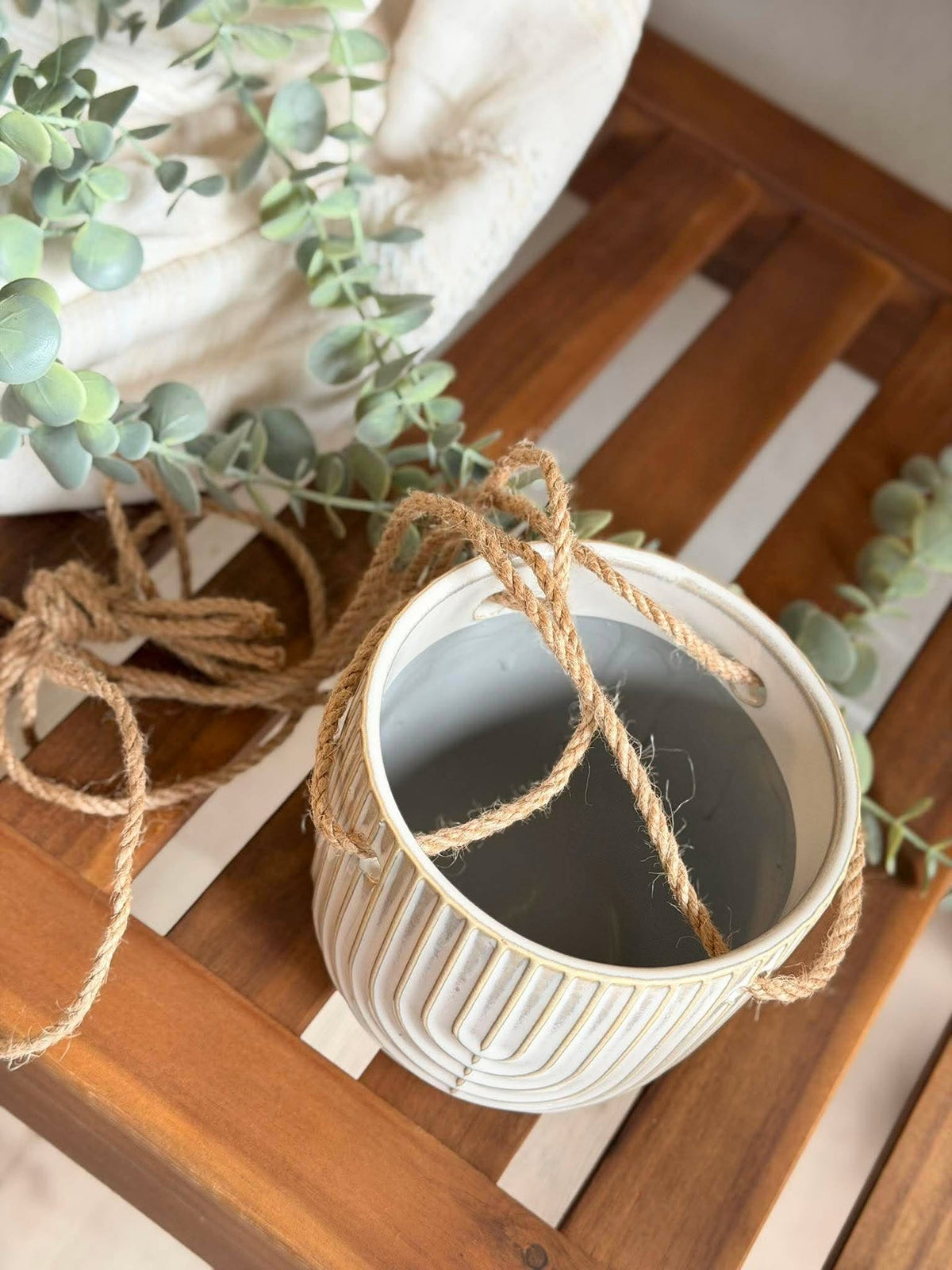 Hangpot van keramiek