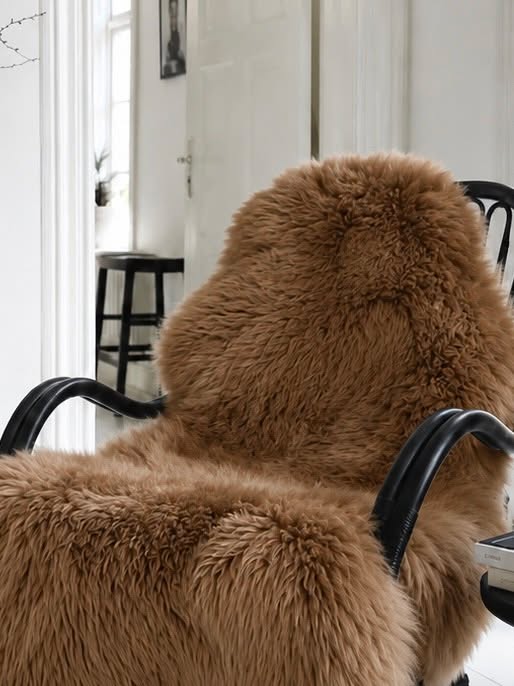 Schapenvacht – XL Bruin 140 cm