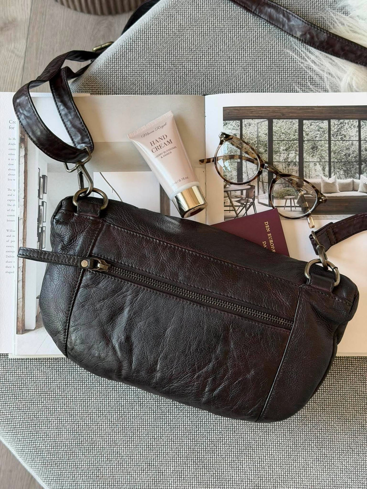 Bumbag Washed cow - Brown