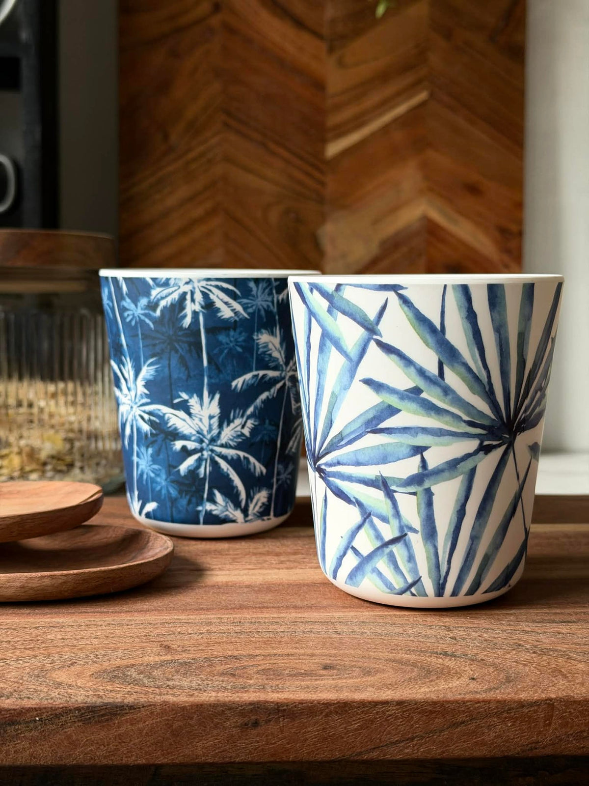 Beker Melamine - Blauw Mix color