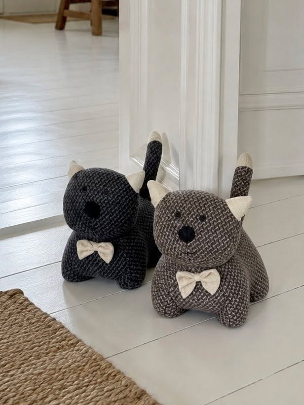 Deurstopper kat - Brown
