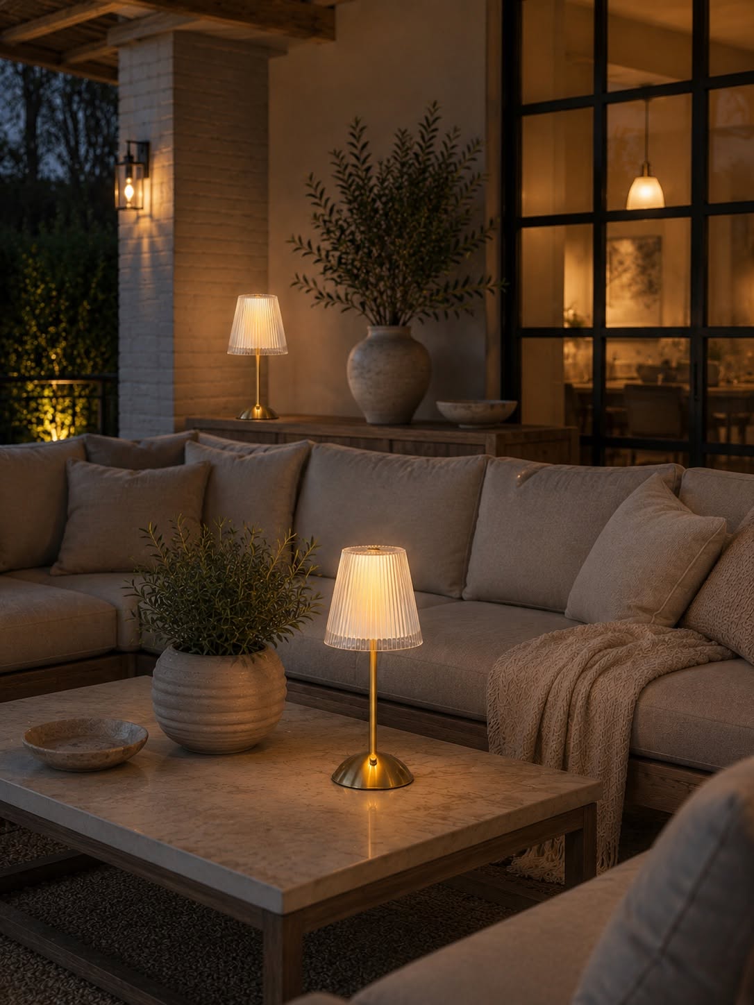 LED tafellamp GOLD - Set van 2 lampen