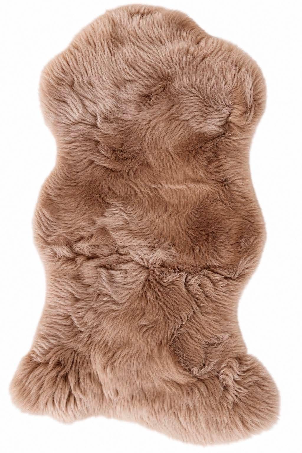 Lamsvel – Taupe 140cm