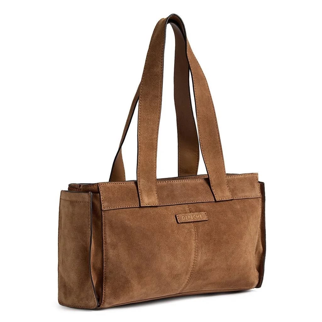 Schoudertas Madrid - Dark Tan
