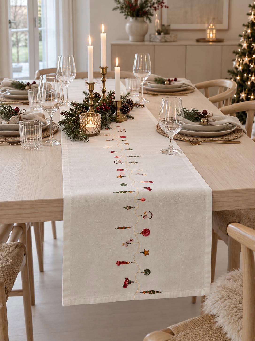 Tafelloper Kerst 40x140