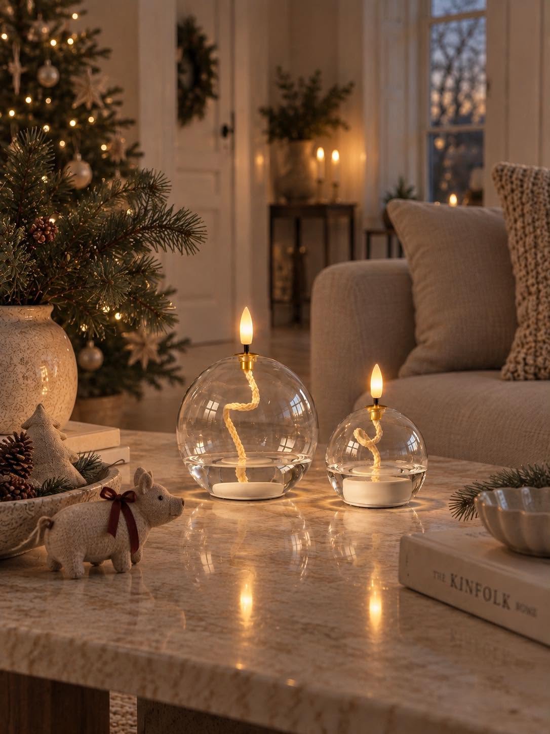 Olielamp met led licht