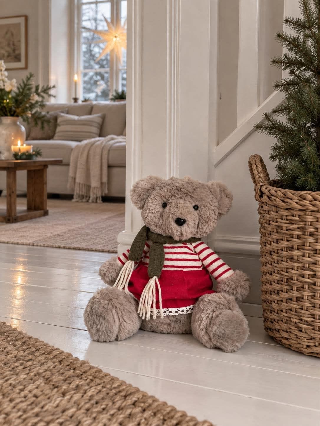 Knuffel met breisel - Kerst