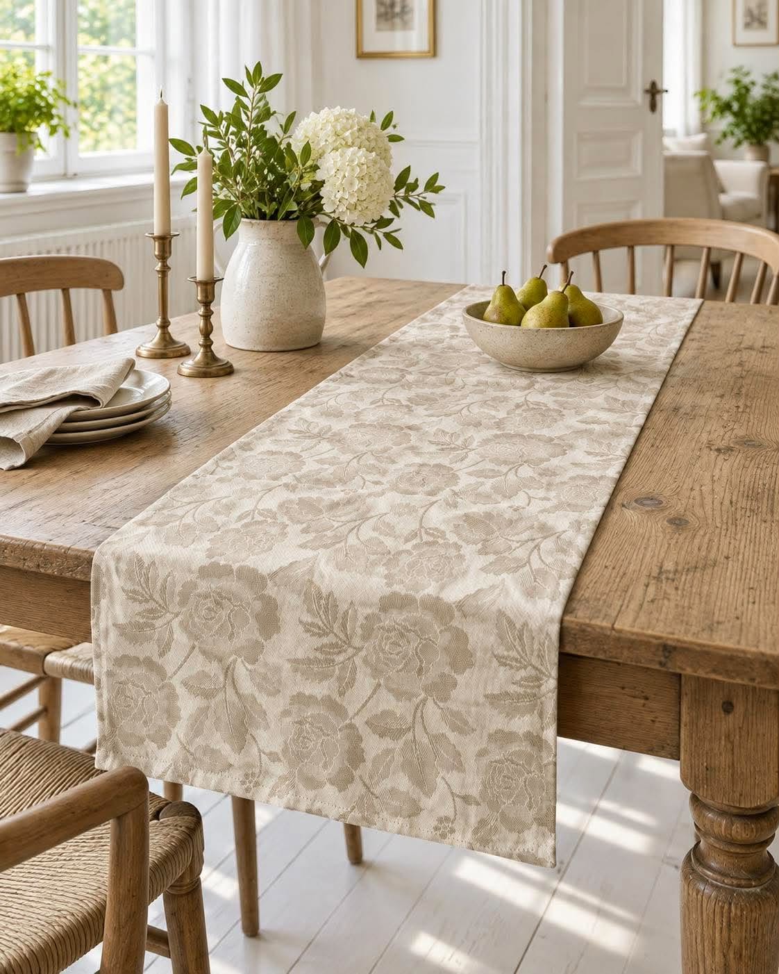 Tafelloper JACQUARD Zand