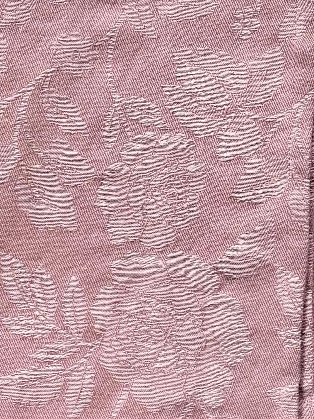 Tafelkleed JACQUARD flower - Roze