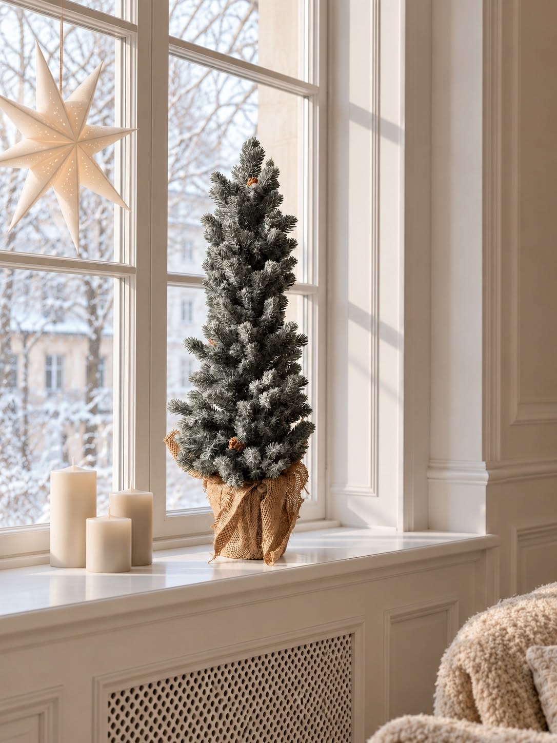 Boom in pot - MIX – kunstmatige kerstboom