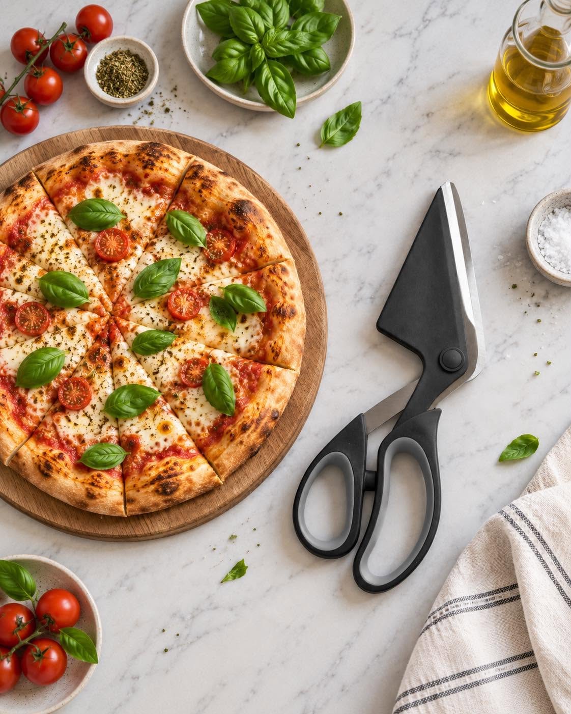Pizzaschaar – zwarte pizzaschaar