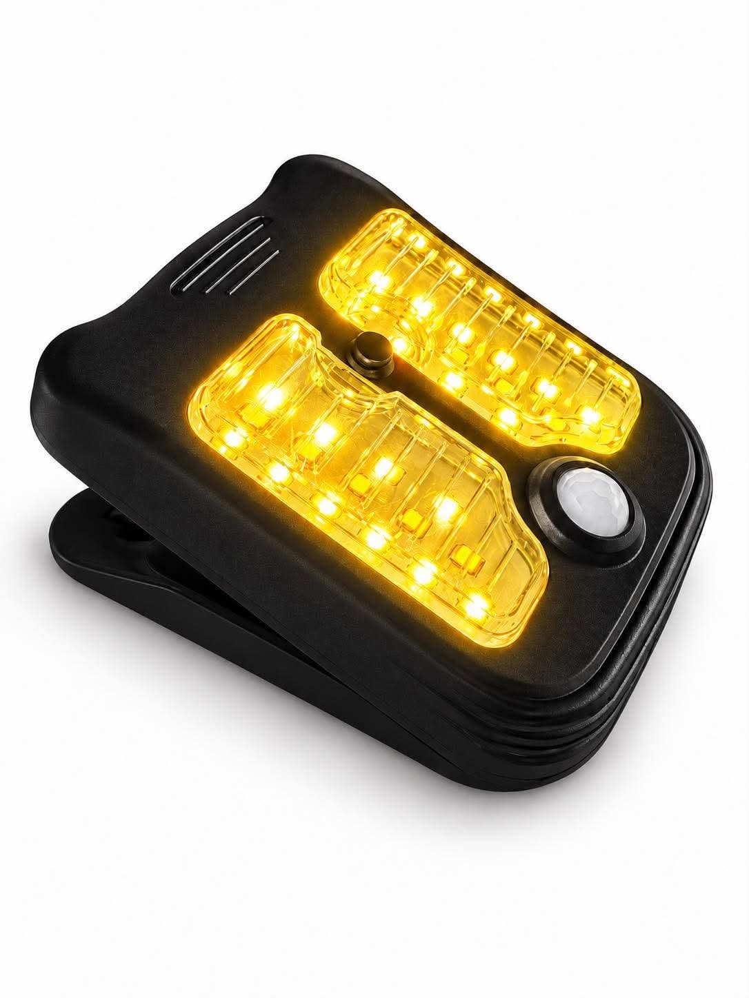 Clip-on lamp met zonne-energie en sensor