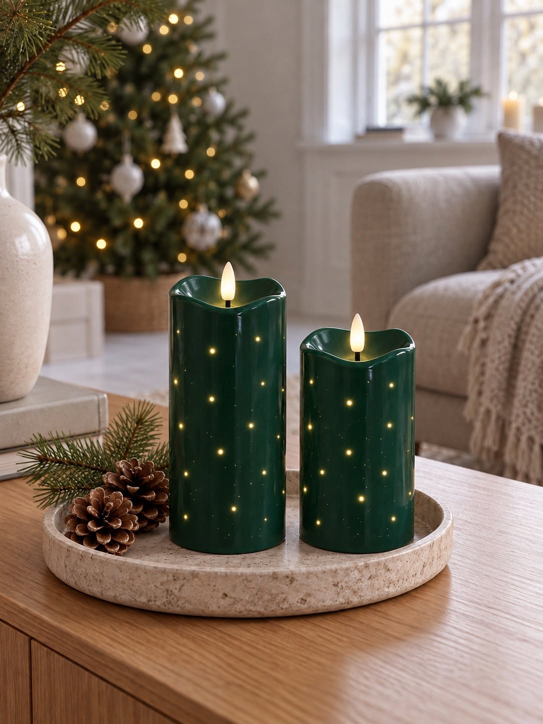 LED stompkaars TWINKLE groen