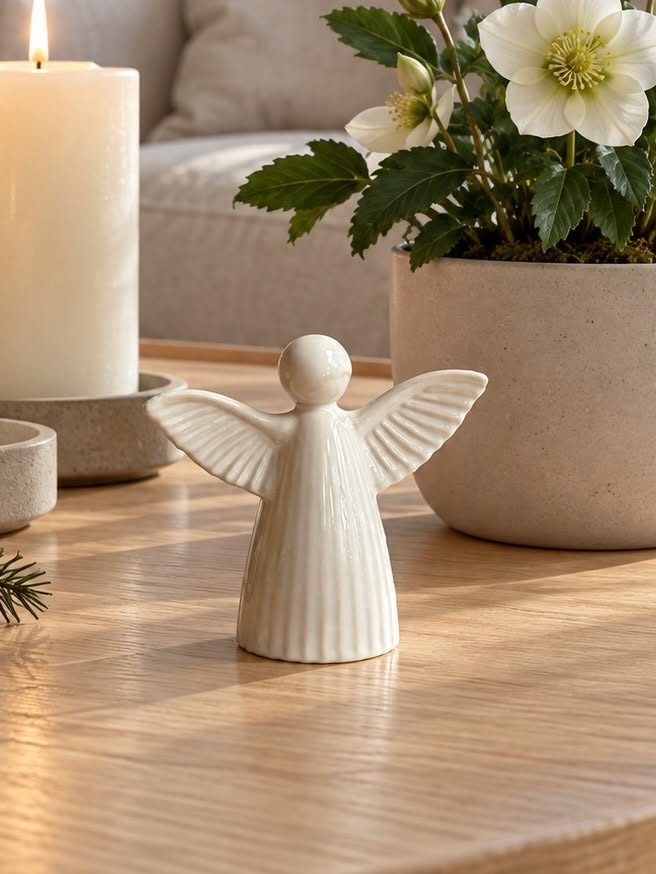 Engel Keramiek – Witte Figuur