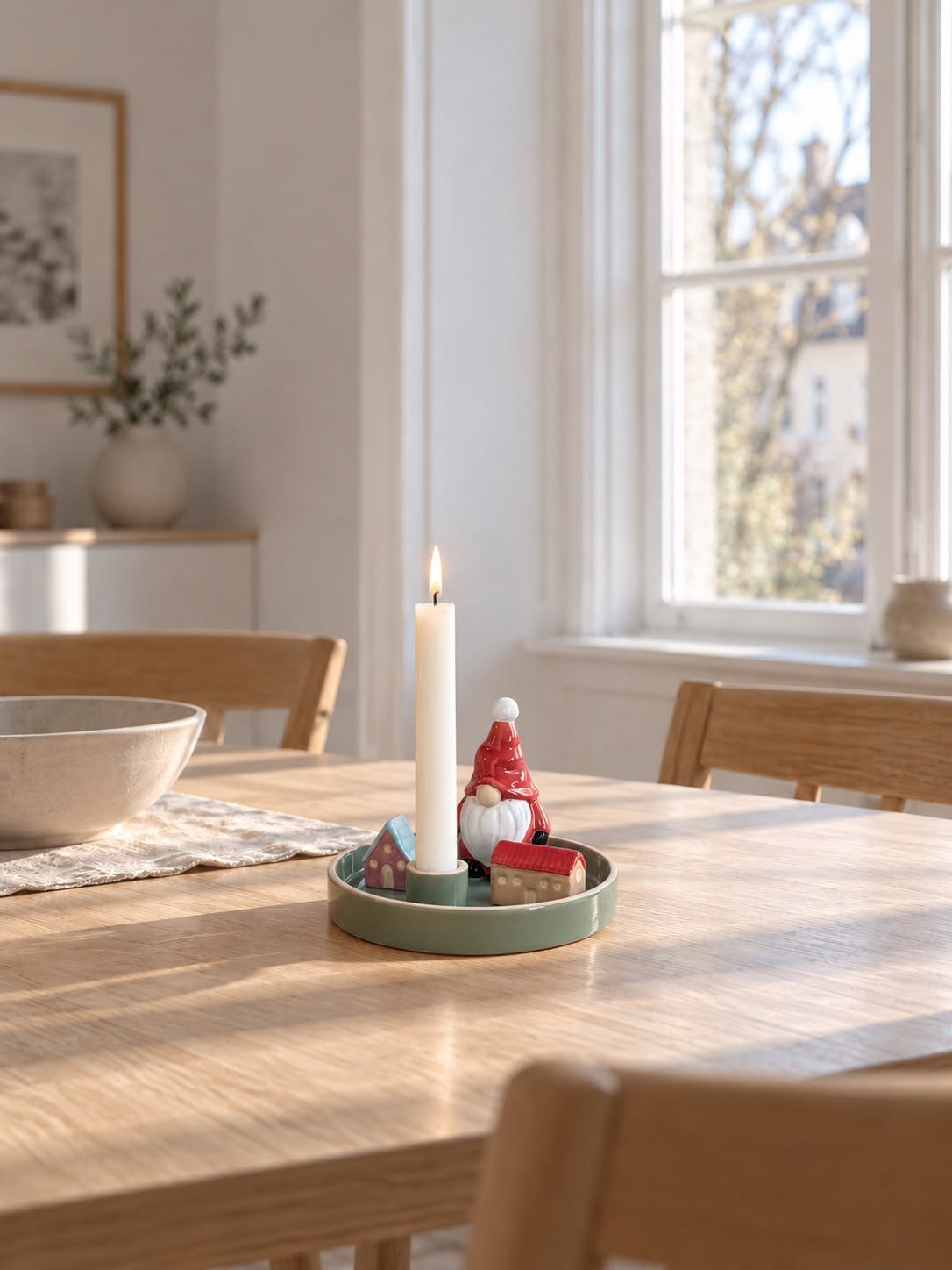 Kandelaar Kabouter met huisjes – Steengoed
