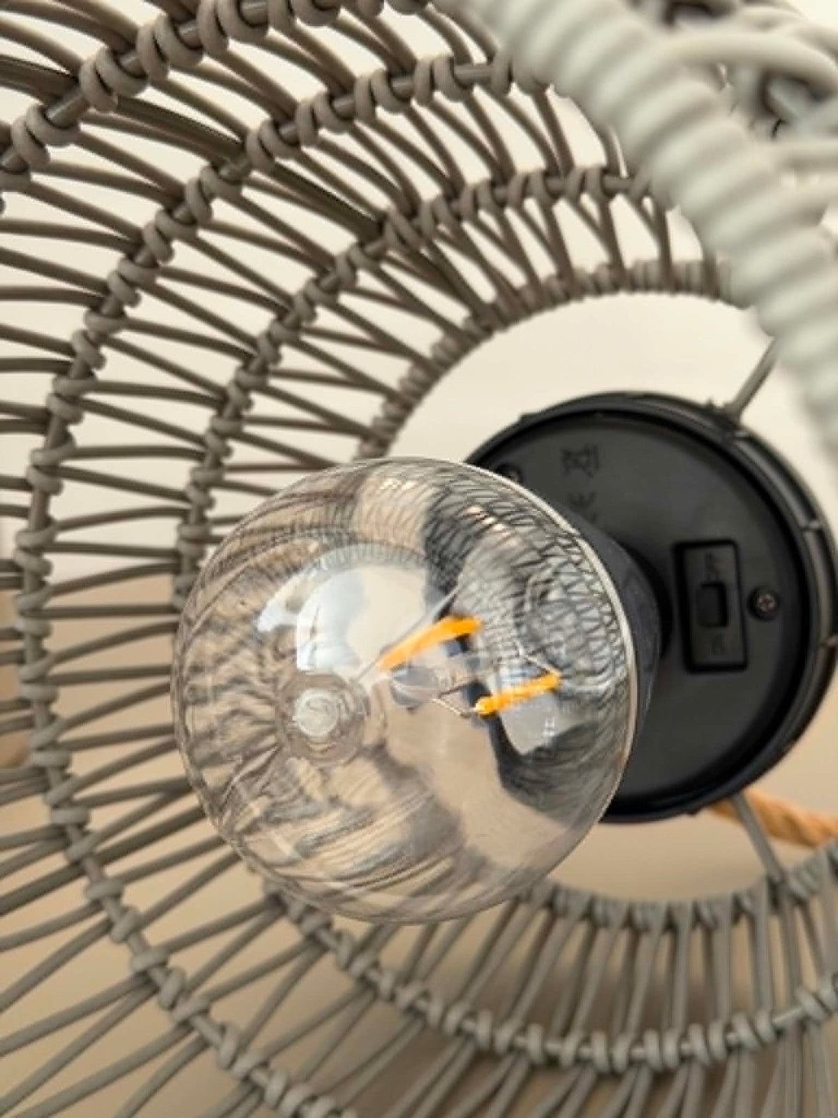 Lamp met solar - Grey