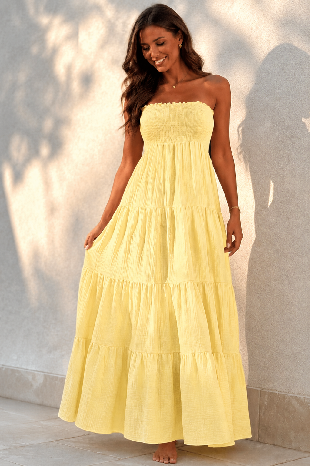 Kleed Molly - Soft yellow