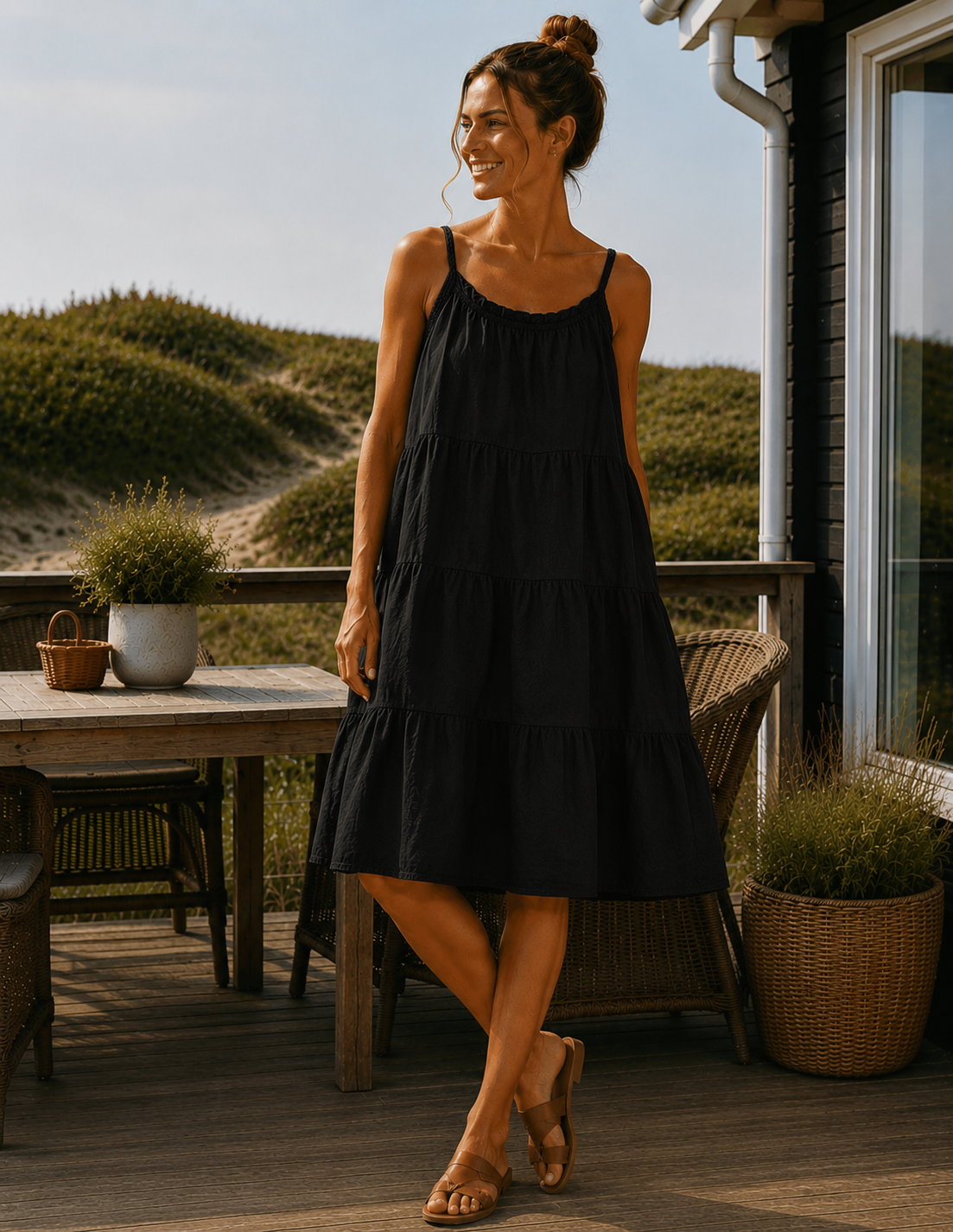 Zomerse jurk Velina black