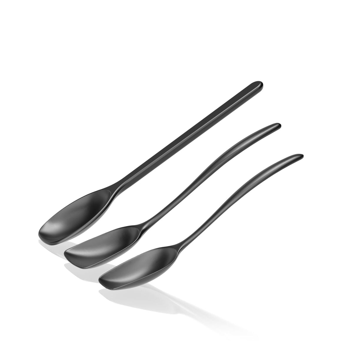 Lepelset Deens Design Klassieker - 3 Delig - Carbon Zwart