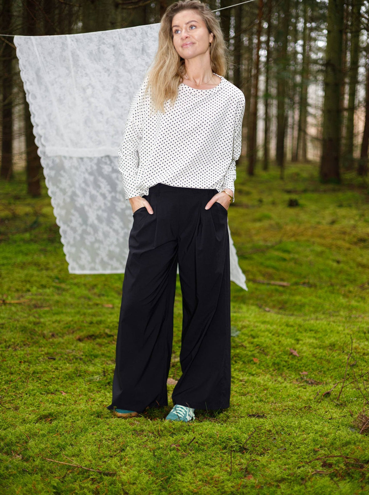 Broek Davina - Black Colour