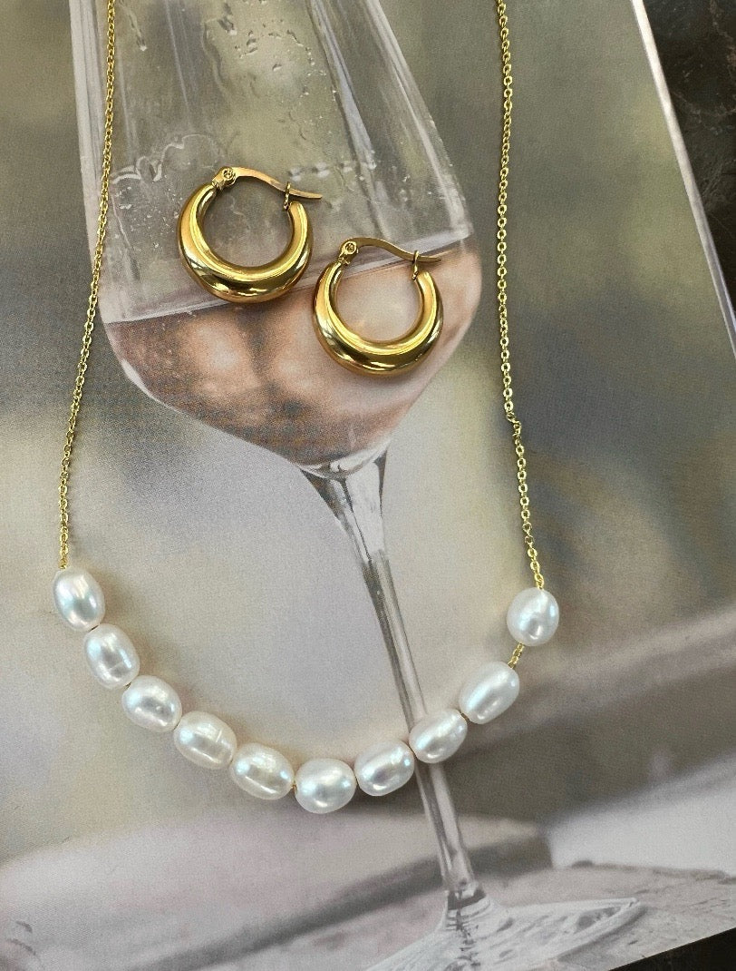 Ketting Sophia - met zoetwaterparels