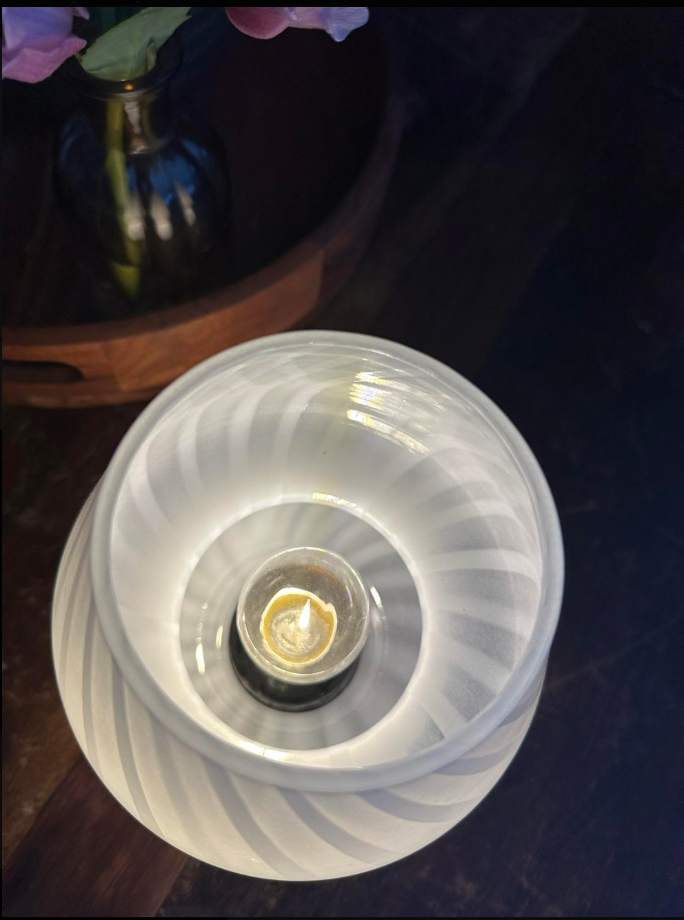 Mushroom tafellamp - White