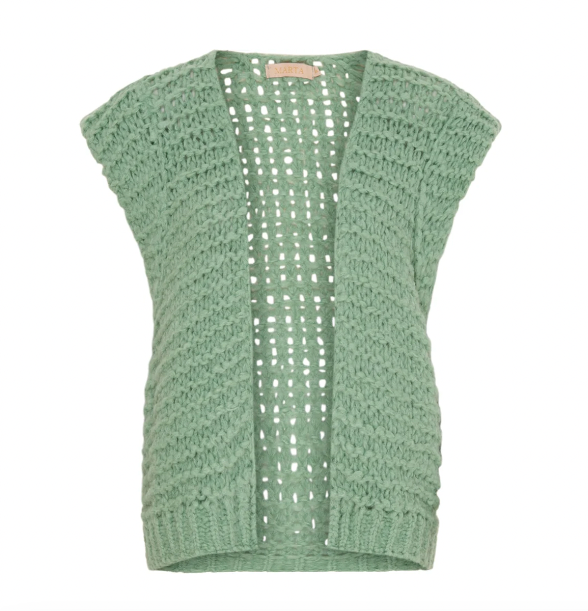 Vest - Gedempt groen