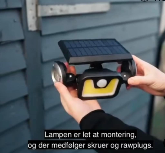 270 graden hangende solar lamp